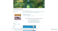 Desktop Screenshot of meanderingmuse.wordpress.com