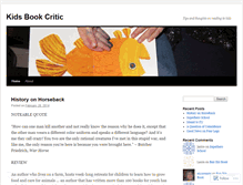 Tablet Screenshot of kidsbookcritic.wordpress.com