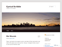 Tablet Screenshot of cynicalscribble.wordpress.com