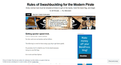 Desktop Screenshot of modernpirate.wordpress.com