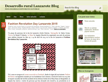 Tablet Screenshot of desarrollorurallanzarote.wordpress.com