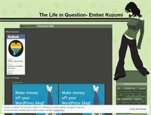 Tablet Screenshot of emberkuzumi.wordpress.com