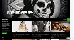 Desktop Screenshot of missmementomori.wordpress.com