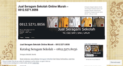 Desktop Screenshot of jualseragamsekolahonlinemurah.wordpress.com