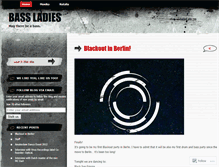 Tablet Screenshot of bassladies.wordpress.com