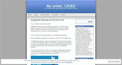 Desktop Screenshot of myunion.wordpress.com