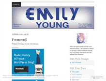 Tablet Screenshot of emilyjaneyoung.wordpress.com