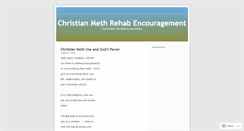 Desktop Screenshot of christianmethrehab.wordpress.com