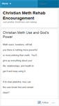 Mobile Screenshot of christianmethrehab.wordpress.com