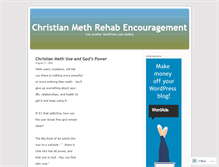 Tablet Screenshot of christianmethrehab.wordpress.com