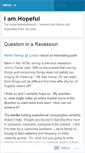 Mobile Screenshot of iamhopeful.wordpress.com
