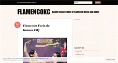 Desktop Screenshot of flamencokc.wordpress.com