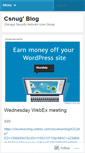 Mobile Screenshot of csnug.wordpress.com