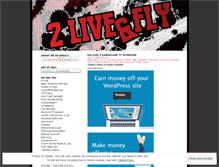 Tablet Screenshot of 2liveandfly.wordpress.com