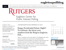 Tablet Screenshot of eagletonpollblog.wordpress.com