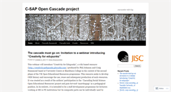 Desktop Screenshot of csapopencascade.wordpress.com