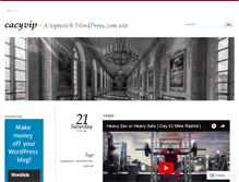 Tablet Screenshot of cacyvip.wordpress.com