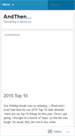 Mobile Screenshot of andthendotdot.wordpress.com
