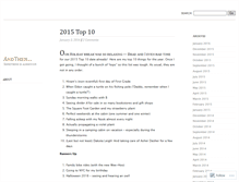 Tablet Screenshot of andthendotdot.wordpress.com