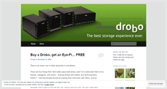 Desktop Screenshot of drobo.wordpress.com