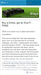 Mobile Screenshot of drobo.wordpress.com
