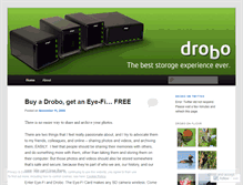 Tablet Screenshot of drobo.wordpress.com