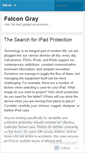 Mobile Screenshot of falcongray.wordpress.com