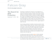 Tablet Screenshot of falcongray.wordpress.com