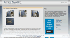 Desktop Screenshot of jossingalongblog.wordpress.com