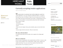 Tablet Screenshot of merchantworks.wordpress.com