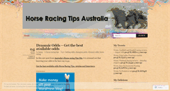 Desktop Screenshot of horseracingtipsau.wordpress.com