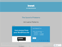 Tablet Screenshot of irenet.wordpress.com