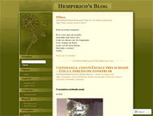 Tablet Screenshot of hempirico.wordpress.com