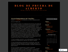 Tablet Screenshot of albertomarin09.wordpress.com