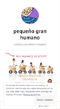 Mobile Screenshot of pequenogranhumano.wordpress.com