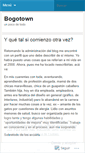Mobile Screenshot of bogotown.wordpress.com