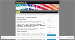 Desktop Screenshot of neumaticos4x4.wordpress.com