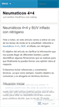 Mobile Screenshot of neumaticos4x4.wordpress.com