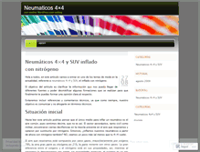 Tablet Screenshot of neumaticos4x4.wordpress.com