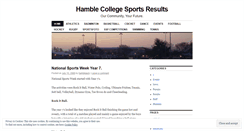 Desktop Screenshot of hamblecollege.wordpress.com