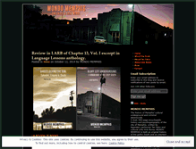 Tablet Screenshot of mondomemphis.wordpress.com