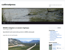 Tablet Screenshot of cutthroatpress.wordpress.com