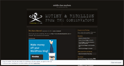 Desktop Screenshot of middleclassmayhem.wordpress.com