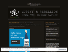 Tablet Screenshot of middleclassmayhem.wordpress.com