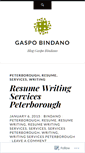 Mobile Screenshot of bindano.wordpress.com