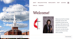 Desktop Screenshot of fumcshelbyville.wordpress.com
