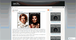 Desktop Screenshot of amiewee.wordpress.com