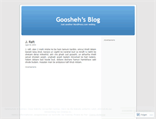 Tablet Screenshot of goosheh.wordpress.com