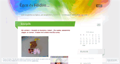 Desktop Screenshot of egenesfoldon.wordpress.com