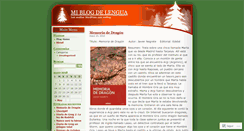 Desktop Screenshot of danielvaquerolenguacastellana.wordpress.com
